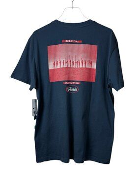 Vissla Creators Gathering 100% Organic Cotton Blue T-Shirt Men's Size L NWT